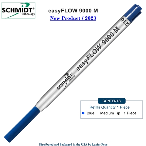 Imprinted Schmidt easyFLOW9000 Ballpoint Refill- Blue Ink, Medium Tip 1.0mm - Pack of 1