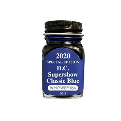 Monteverde G309DW 30 ml Fountain Pen Ink Bottle DC Supershow Classic Blue